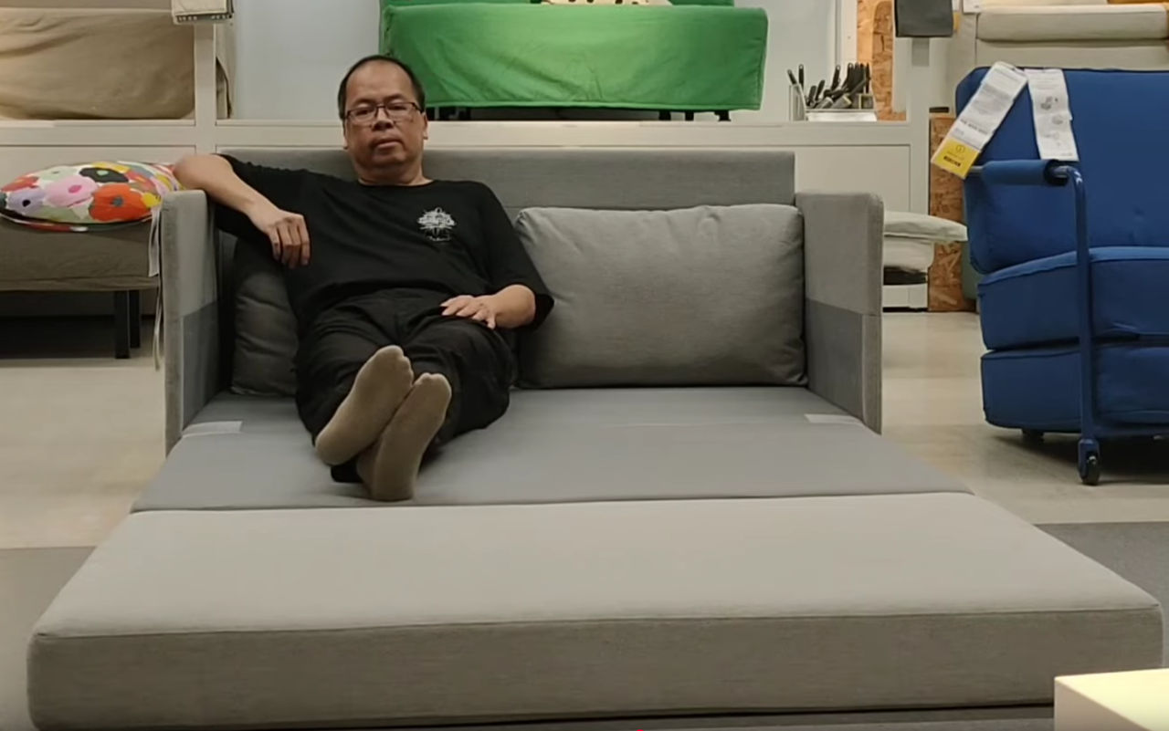 Ikea Fridhult - canapea extensibila foto 4