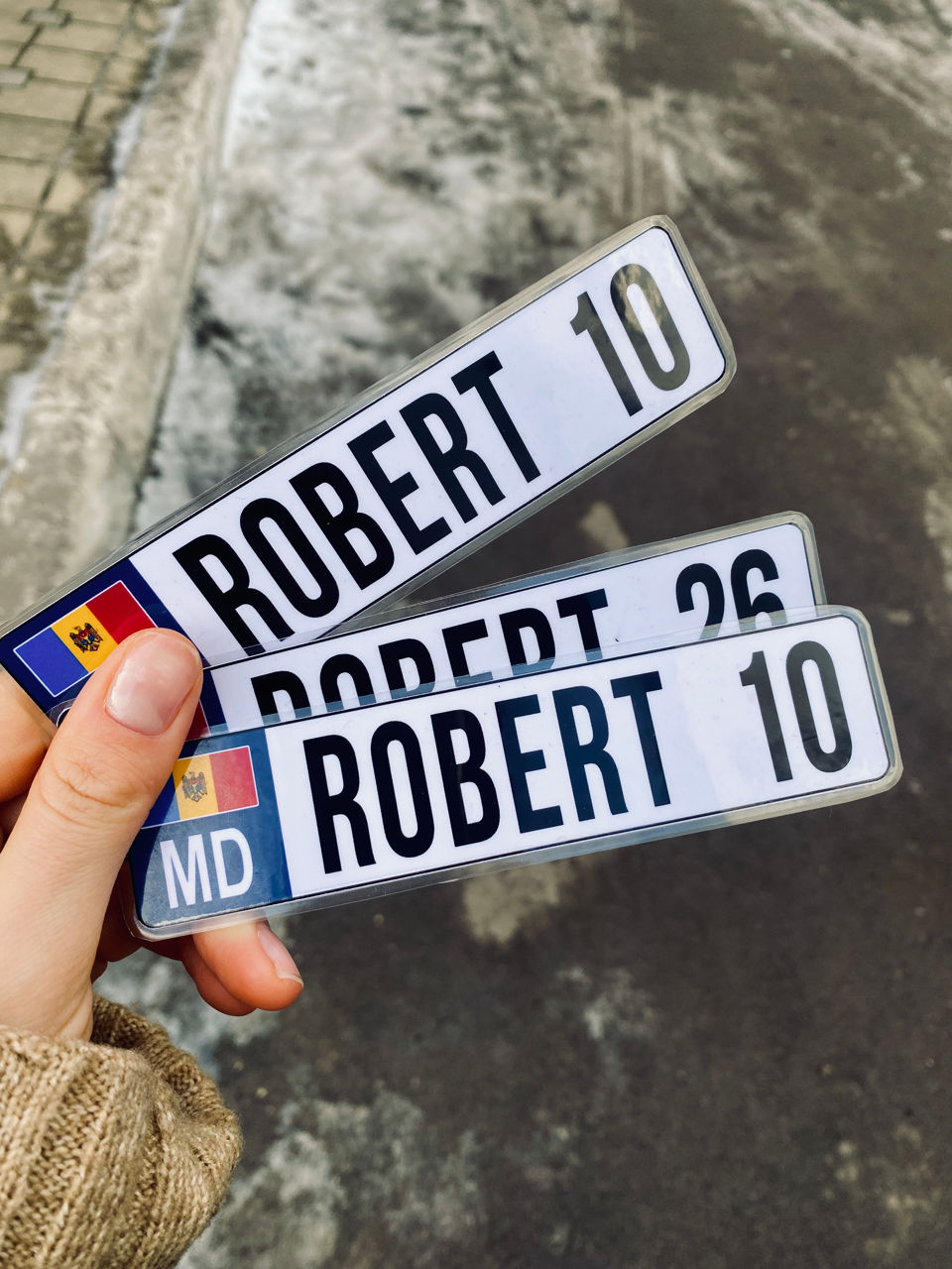 Număr personalizat pentru transportul copiilor pentru o mașină pentru copii foto 3