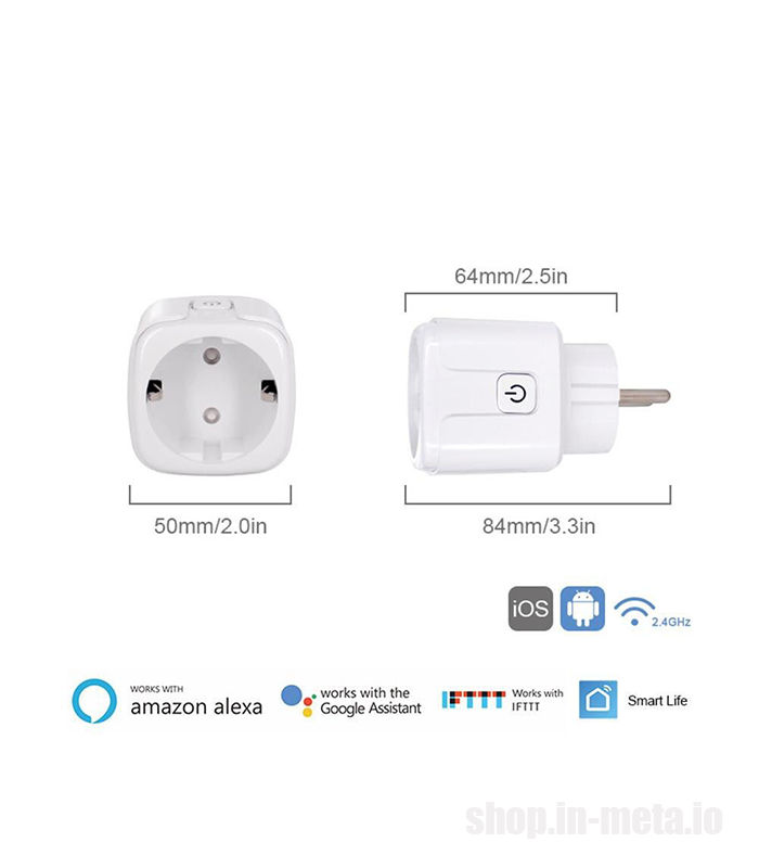 Умная Smart розетка Socket Plug Adapter WiFi foto 2