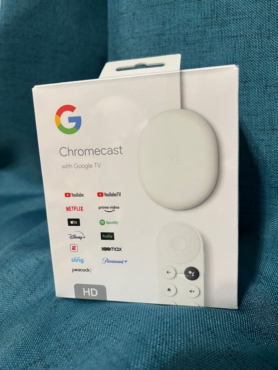 Chromecast with Google Android TV HD. Cutie sigilata.