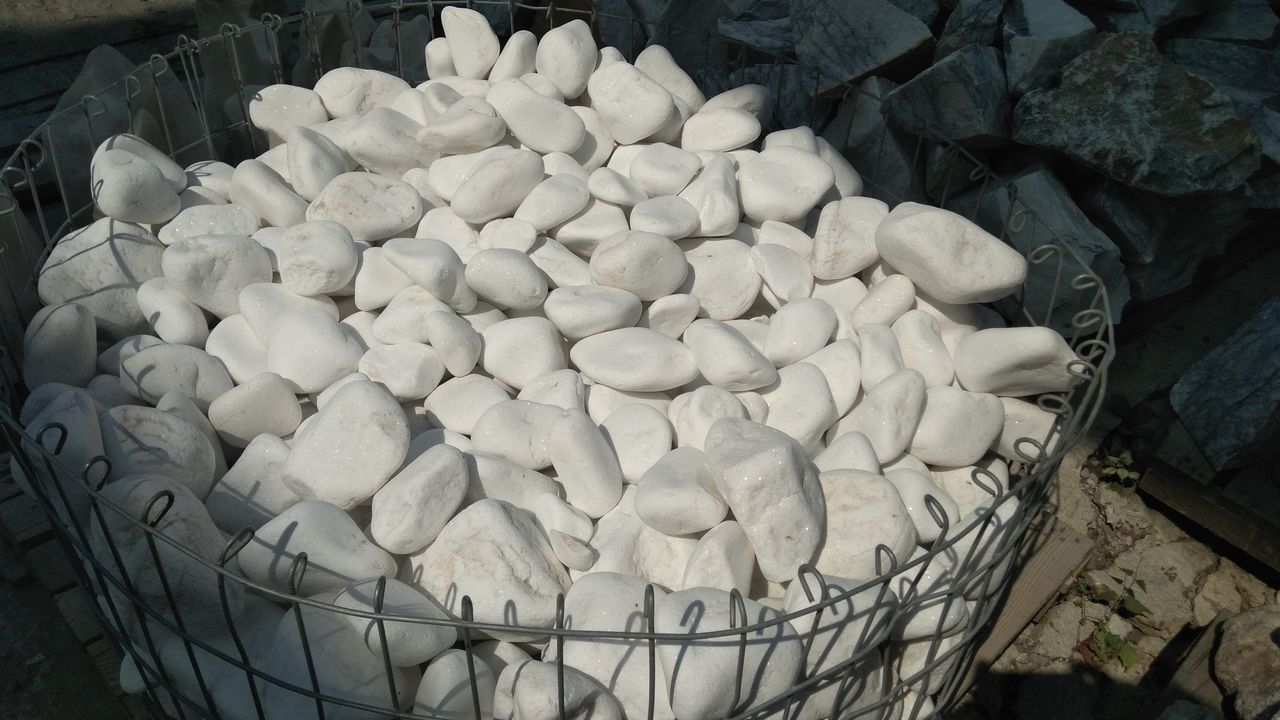 Галька белая / pietricele albă  лей/ кг, любой фракции! фото 3