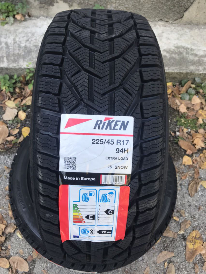 225/45 R17 Cauciucuri de vanzare Riken - Шины на продажу foto 1