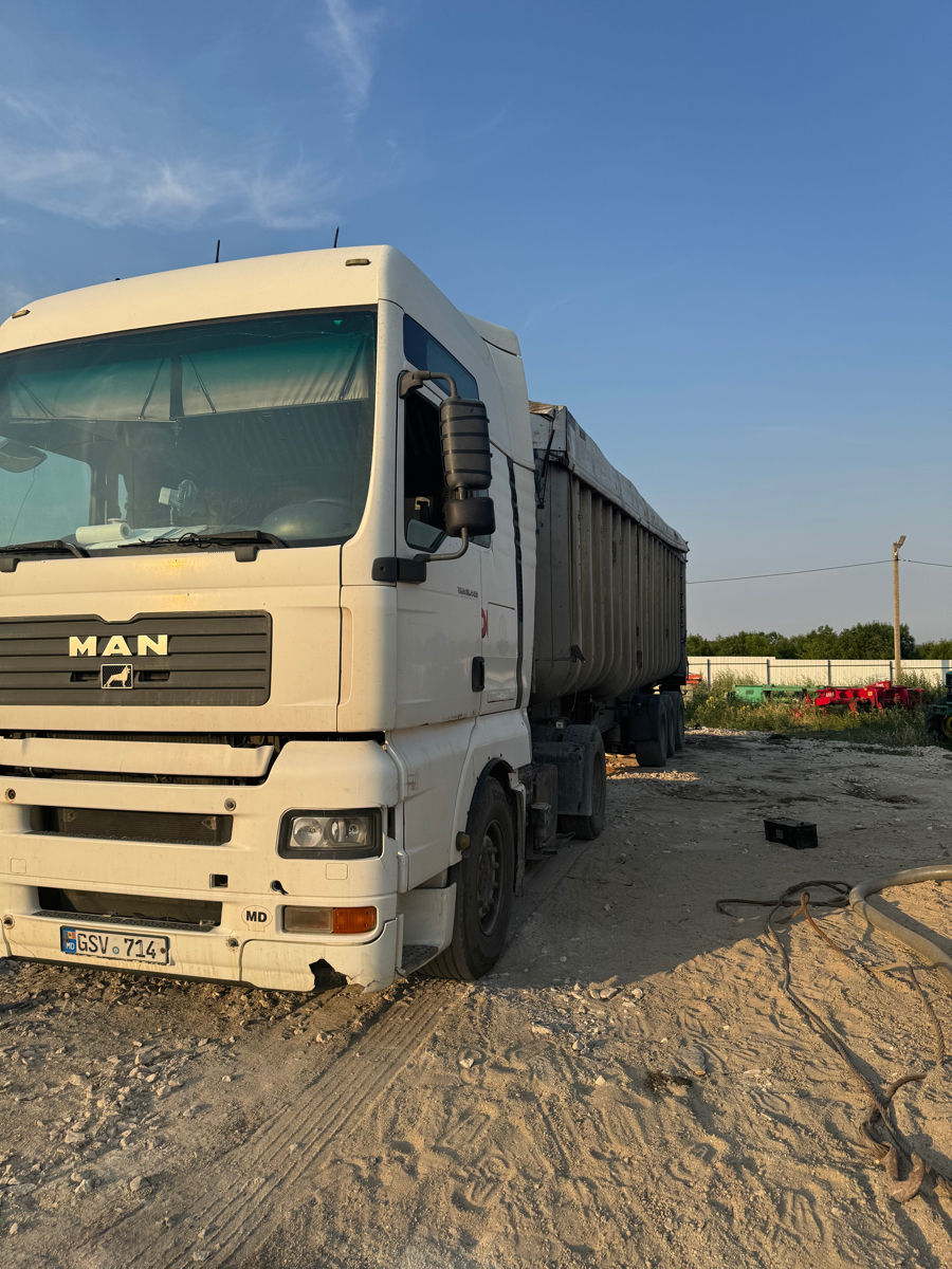 Vin remorcă 60m3 cu Man Tga  фото 2