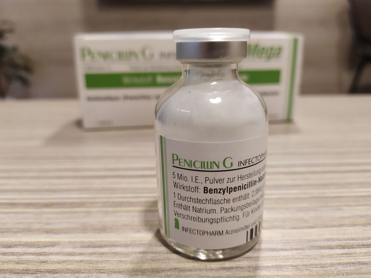 Penicillin G 5 Mega (8 флаконов)