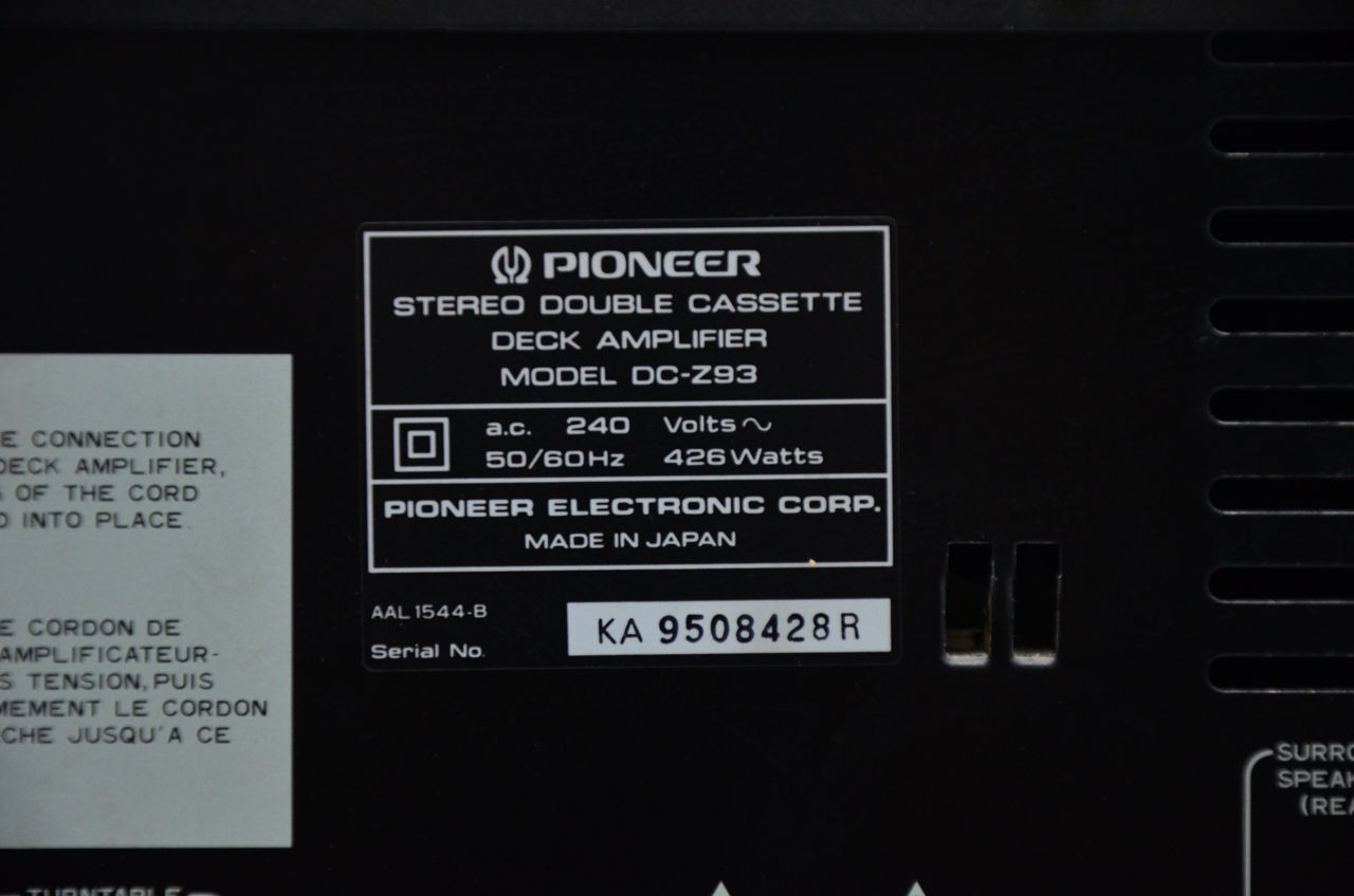 Pioneer DC-Z93 Stereo HiFi System фото 14