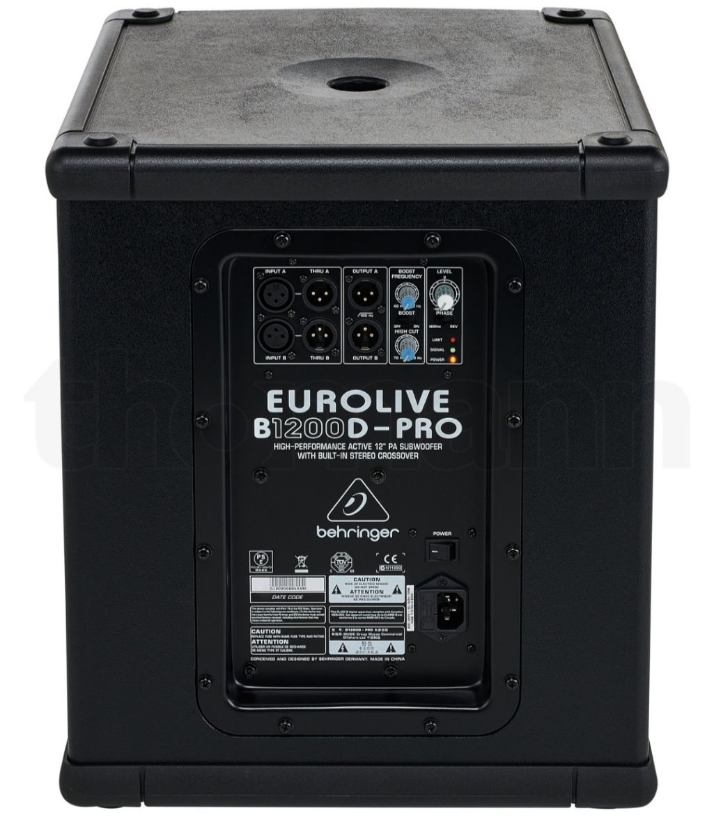 Se vinde subwoofer activ Behringer B1200D Pro foto 1