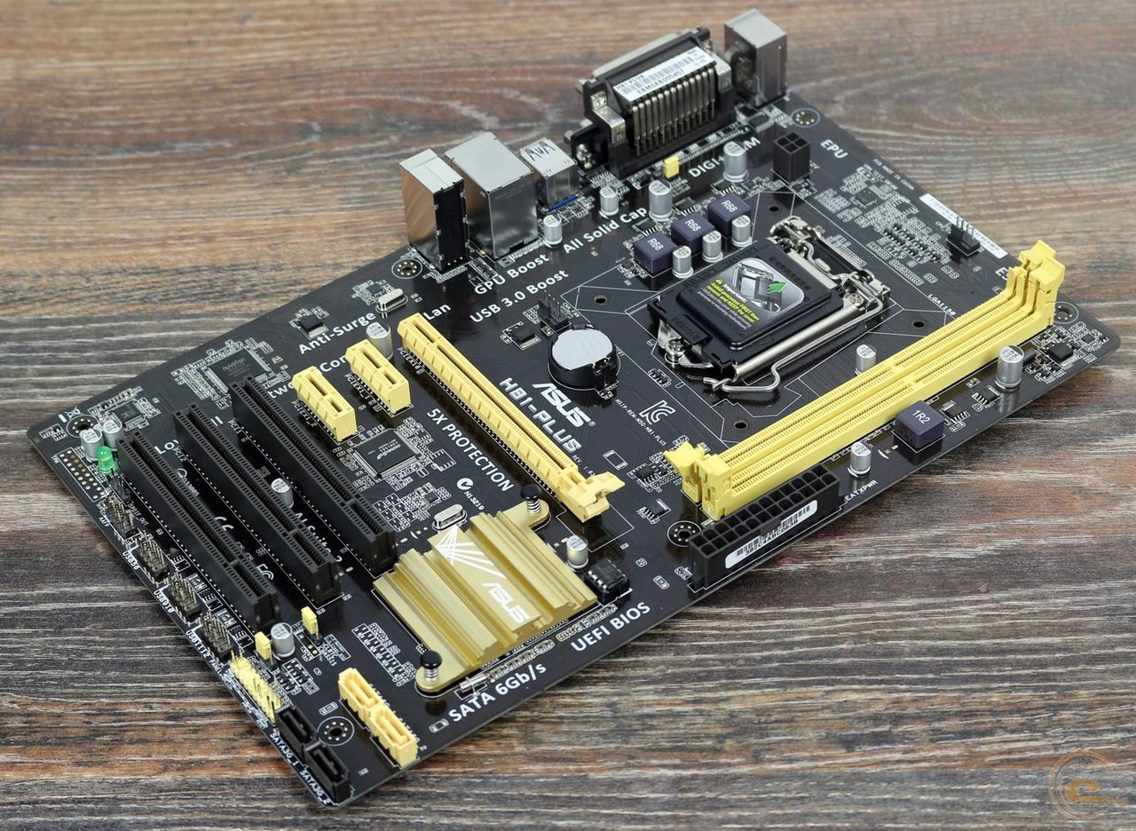 Asus H81-PLUS Socket 1150, i7 cpu Intel H81, DDR3, S-ATA 600, ATX, PCI ...