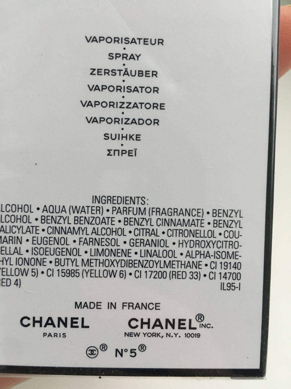 Parfum original, Chanel 5, 50 ml, procurat în Franța, din magazin, este acesta din poze,este absolut foto 8