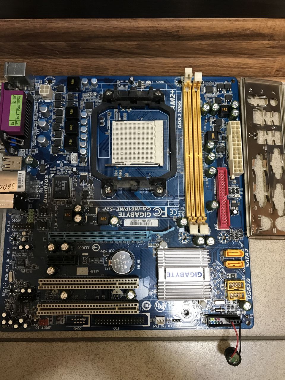 socket AM2 AM2+ Gigabyte GA-M61PME-S2P