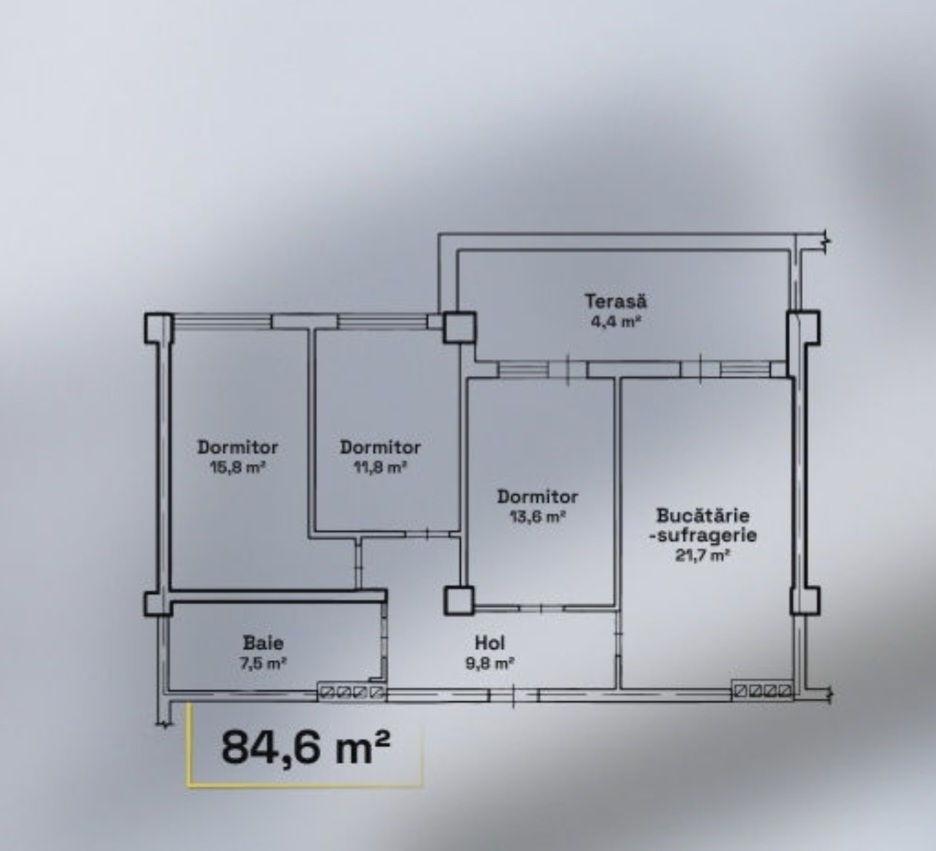 Apartament cu 2 camere,  Centru,  Chișinău,  Chișinău mun. foto 10