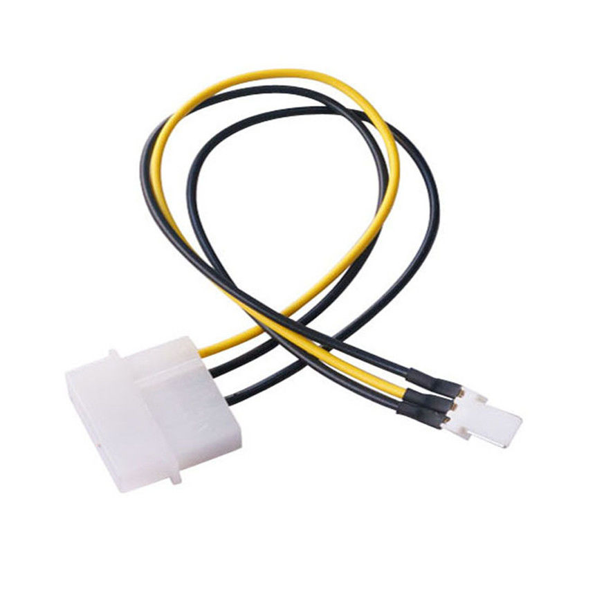 ID-182 - Power Adapter Cable 20CM Computer Fan IDE 4 Pin Molex Male To 3 Pin Male foto 1