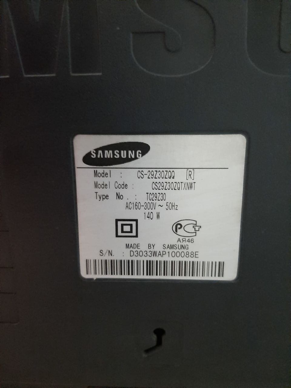 Телевизор samsung cs-29z30zqq- 74см. с тумбой- 1000 лей