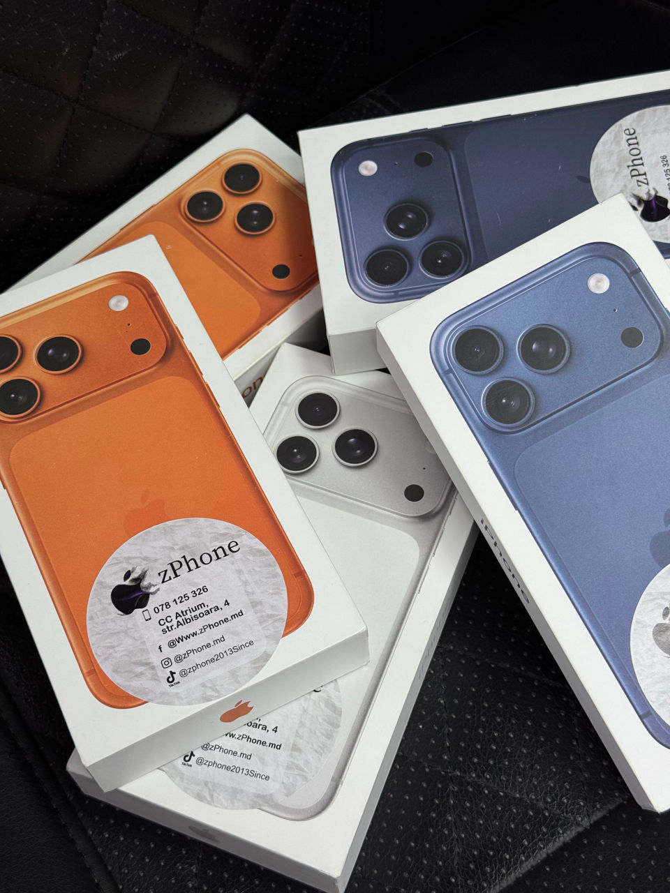 iPhone 17 Pro 256G Magazin zPhone Garanție 24Luni (128GB/256GB/512GB/1TB) Disponibile Toate Culorile foto 0