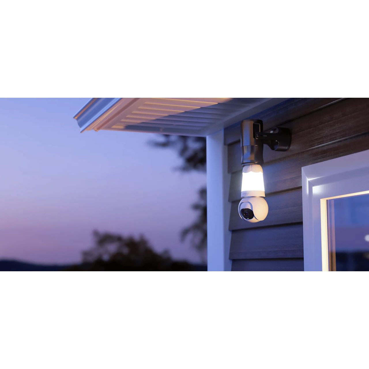 Cameră video IP 3MP Imou Bulb Cam 3MP 2.8mm 2K QHD Cameră de securitate  pentru exterior fără fir cu