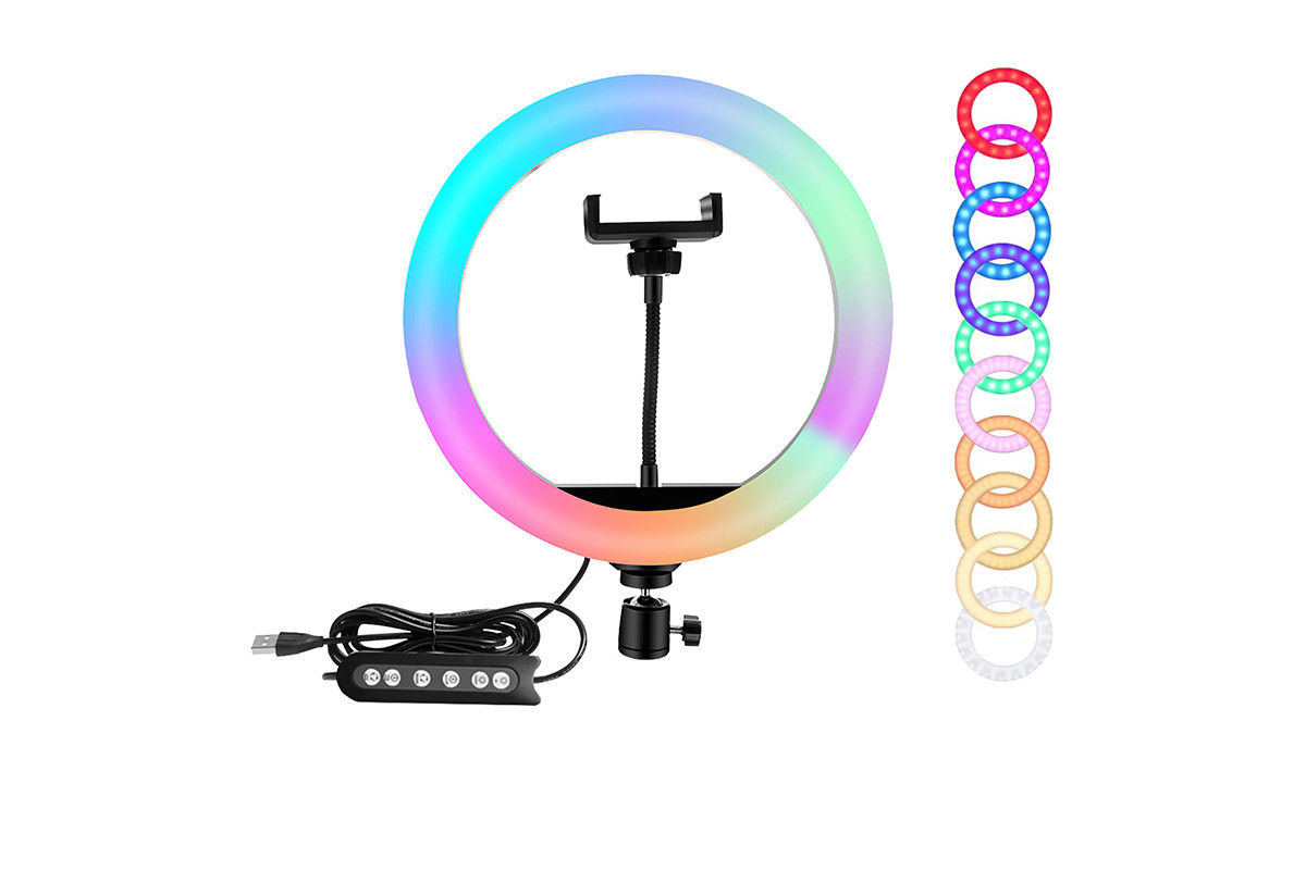 Lampa circulara RGB / Кольцевая лампа RGB