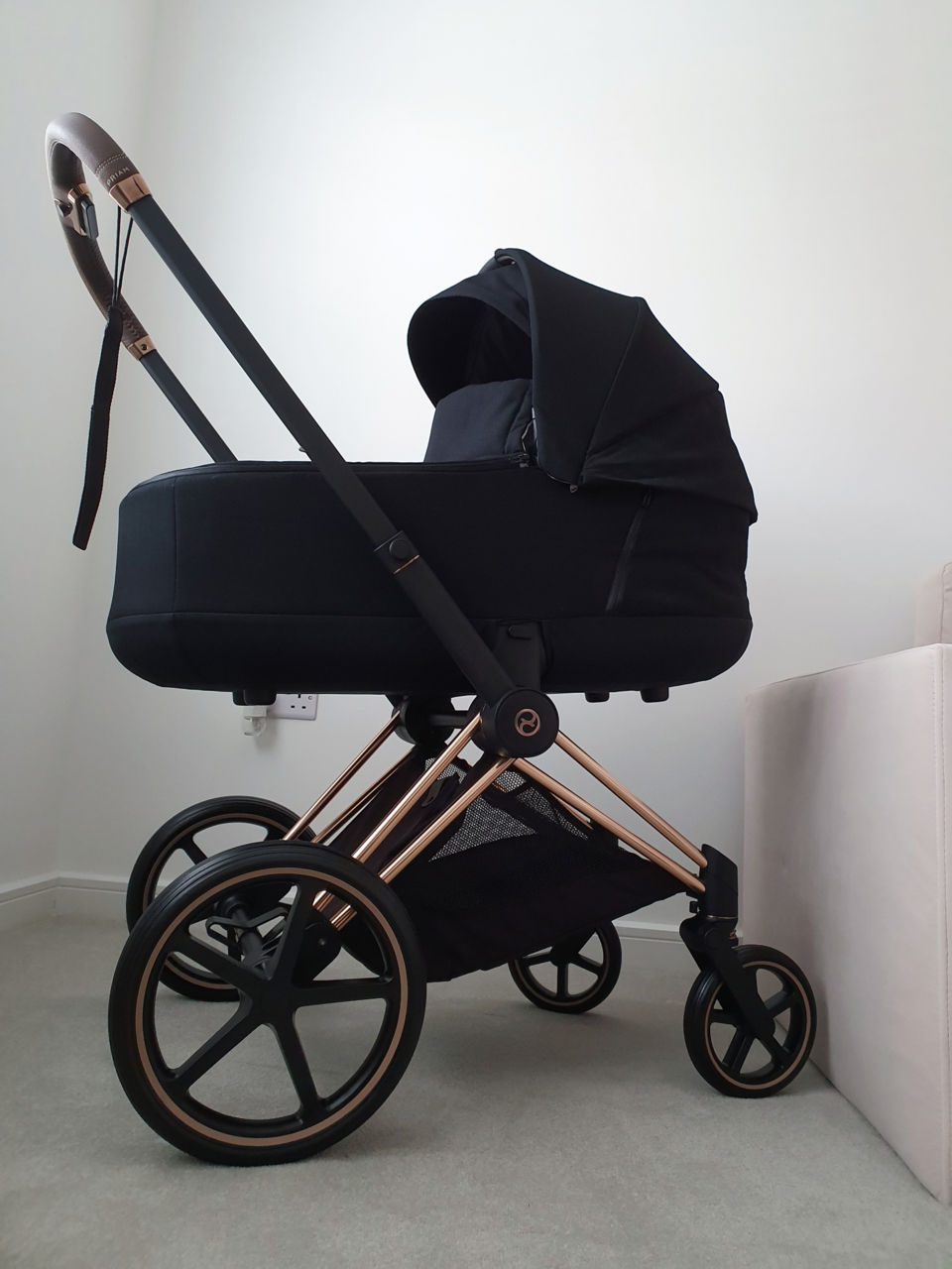 Rose gold Cybex priam platinum lux 2in1 foto 0