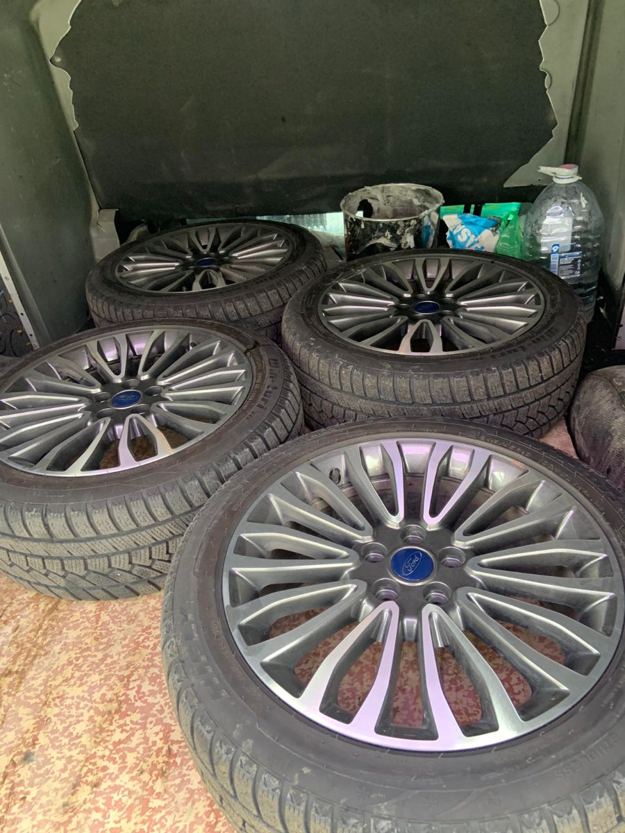 Jante Диски Ford R18 245*45 Форд Titanium с зимней резиной, после покраски 700€ foto 0