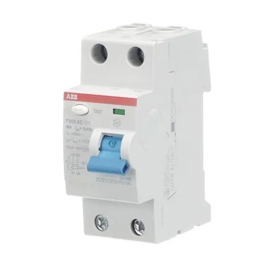 Întrerupător de curent rezidual RCD ABB F202 AC 16/0,01 2CSF202001R0160 Protecție împotriva curentul foto 4