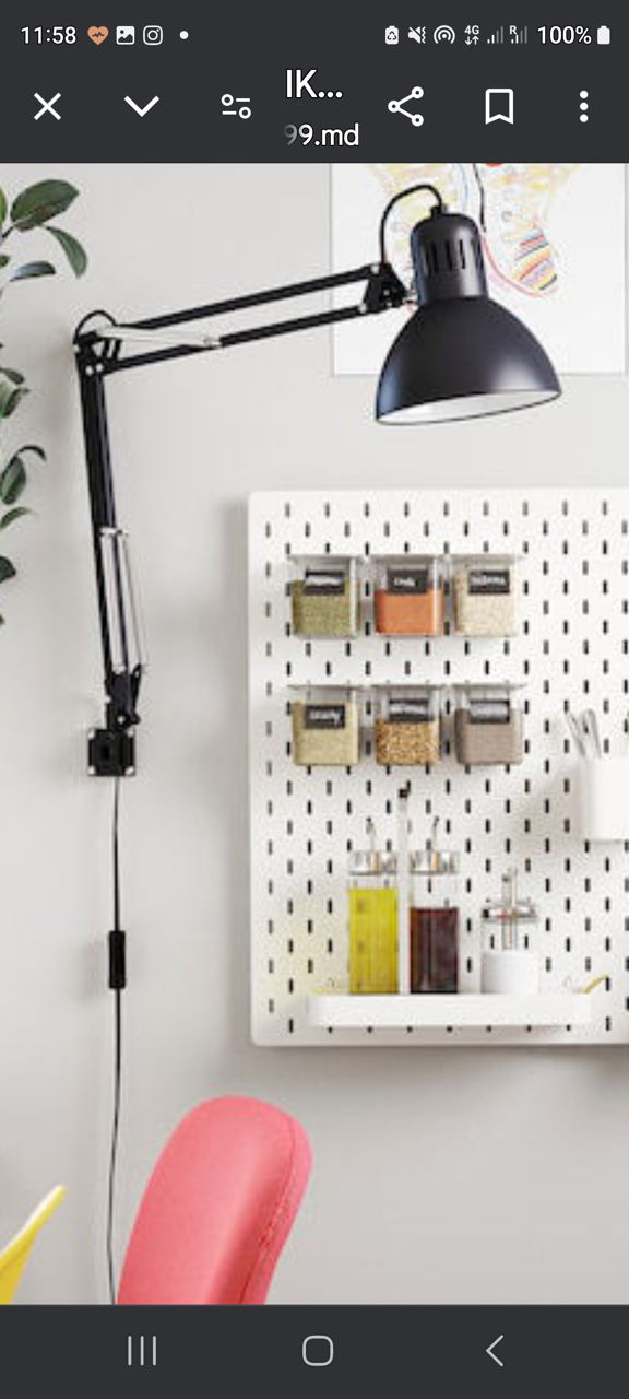 Lampi, Veioze, Lampadar și diverse accesorii pentru birou de la Ikea foto 1