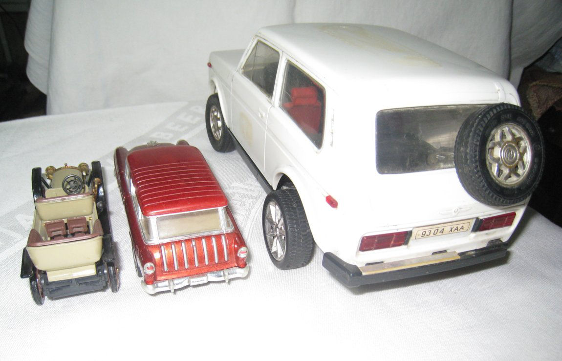 Автомодели СССР: "Нива", "Chevy". Игры "Ну погоди", статуэтки. фото 4
