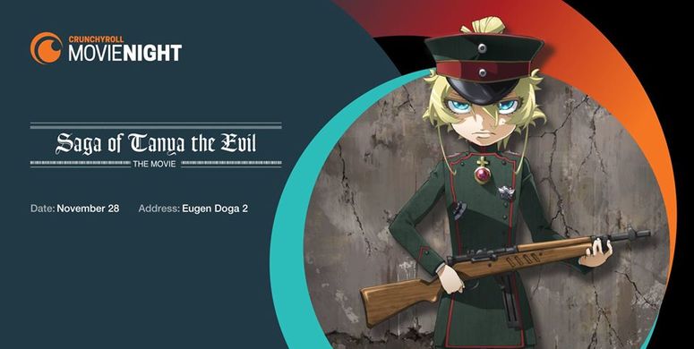 Saga of Tanya The Evil – O Filme' chega hoje à Crunchyroll