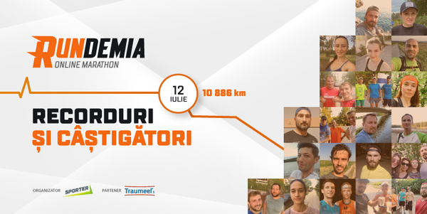 10 886 km într-o săptămână — recordul maratonului online Rundemia