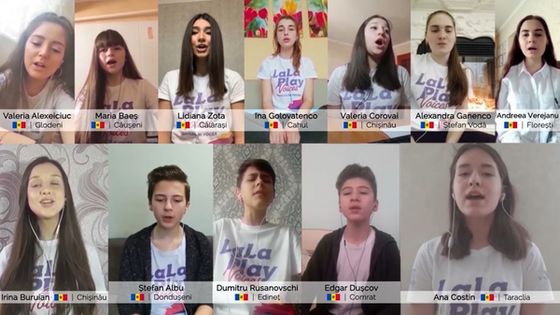Tinerii din Moldova împreună cu 140 de muzicieni au interpretat imnul UE