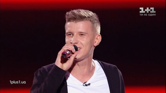 Un tânăr a cucerit publicul de la Vocea Ucrainei cu piesa lui Dan Balan