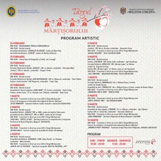 Festivalul Internațional de Muzică Mărțișor la Chișinău - a 54-a ediție