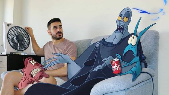 Художник добавил персонажей Disney в свою обычную жизнь