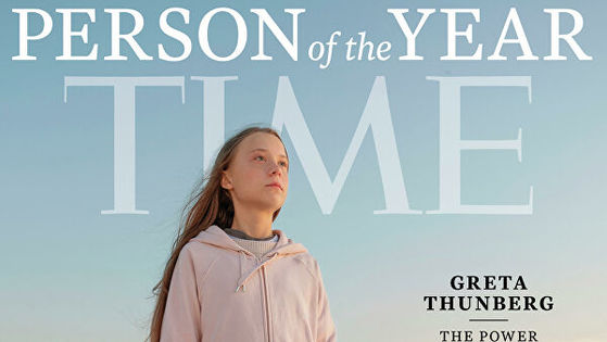 16-летняя Грета Тунберг стала «Человеком года» по версии Time