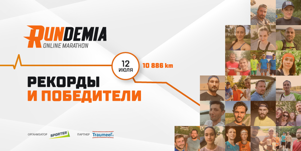 10 886 км за неделю — рекорд онлайн марафона Rundemia