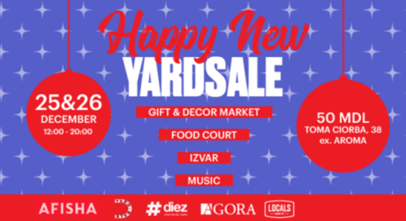 La Chișinău va avea loc un Yard Sale de Crăciun