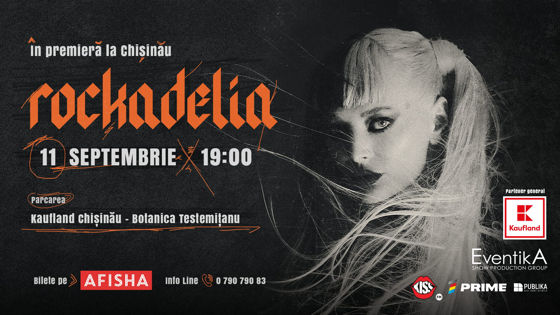 DELIA revine la Chișinău cu un show de excepție ROCKADELIA
