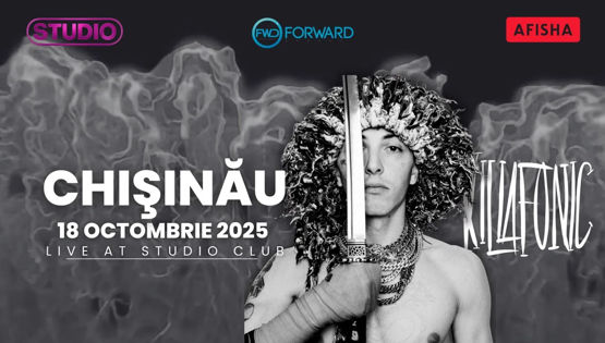 Killa Fonic aduce show-ul anului la Studio Club Chișinău!