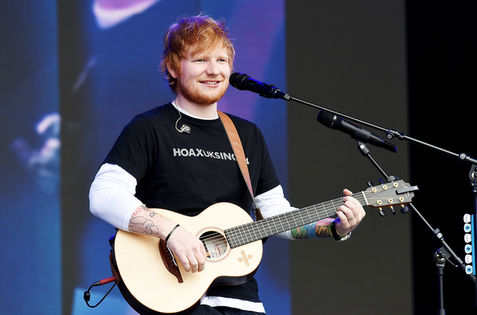 La Moscova a apărut o statuie uriașă a lui Ed Sheeran
