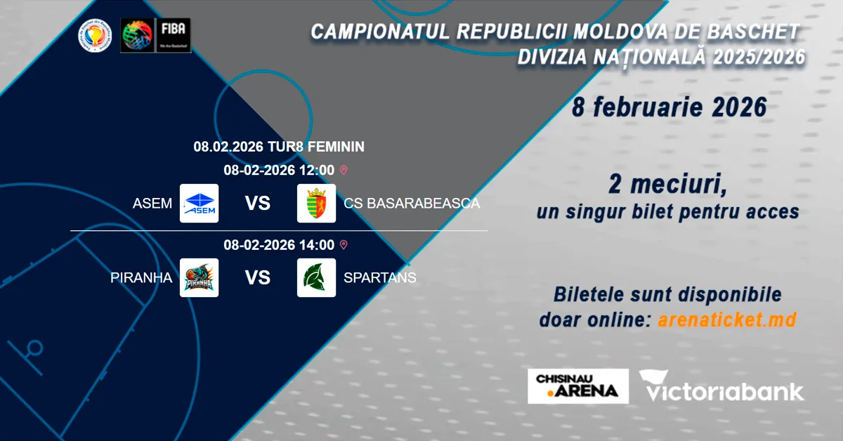 Baschet: Divizia Națională 2025/2026 – 8 februarie