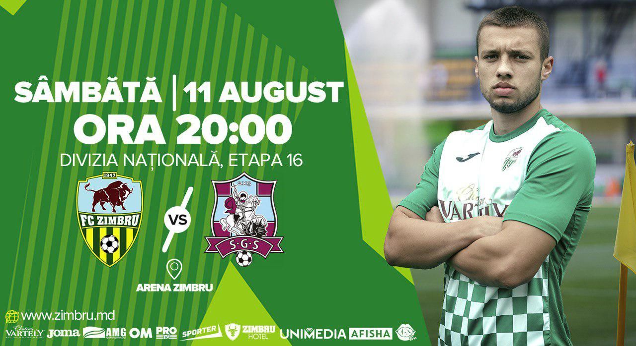 FC Zimbru - FC Sfântul Gheorghe | Divizia Națională