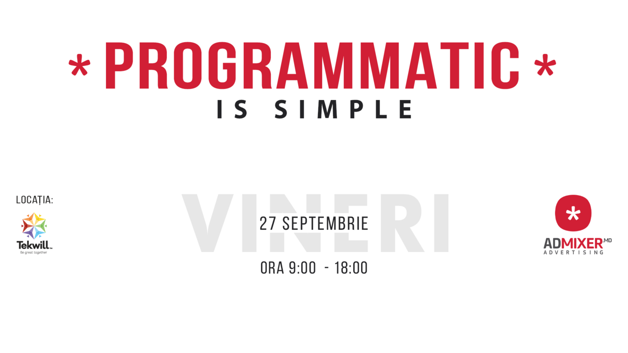 Programmatic is Simple