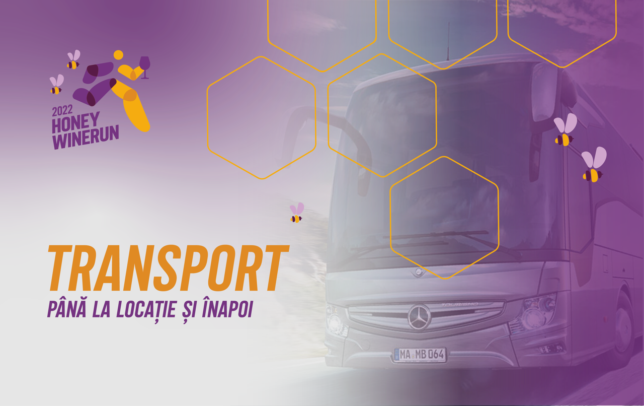 Transport pentru participanții cursei Honey Winerun 2022