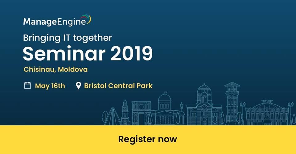 ManageEngine IT-management Seminar, Moldova