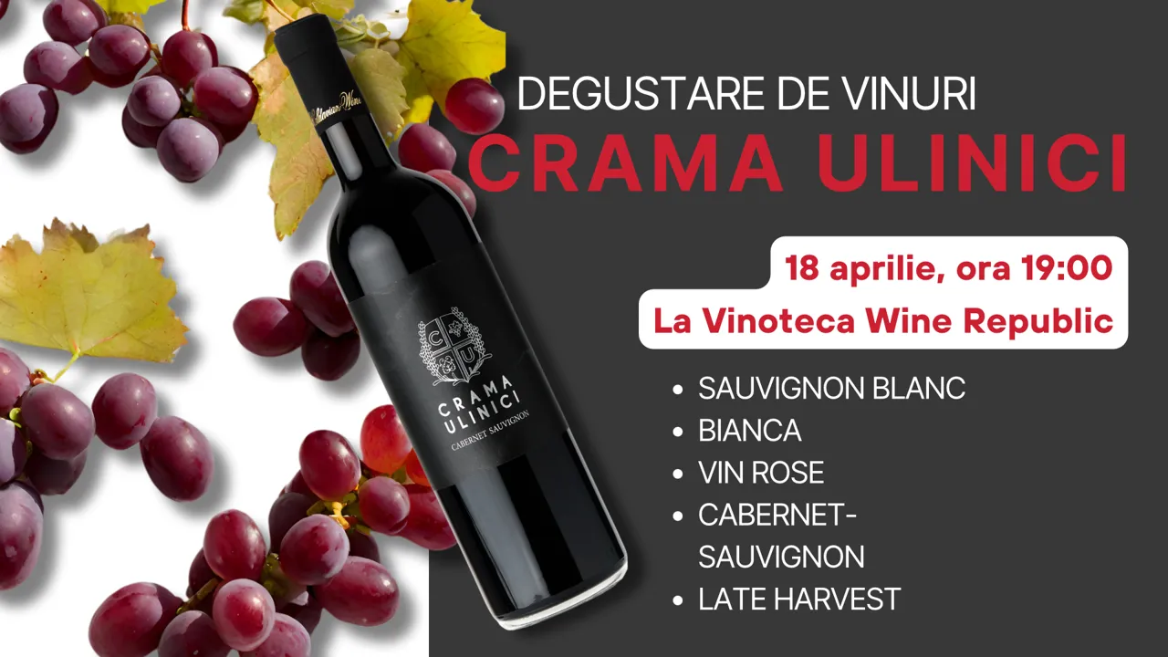 Degustarea de vinuri Crama Ulinici