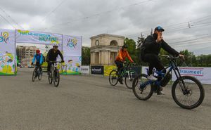 В Кишиневе провели велосипедный день в поддержку VeloHora