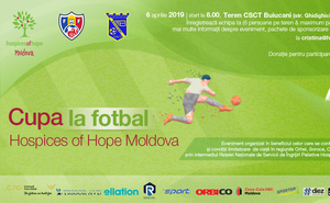Înscrie echipa ta la Cupa Hospices of Hope Moldova la Fotbal