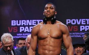 Anthony Joshua se pregăteşte de lupta cu Alexandr Povetkin