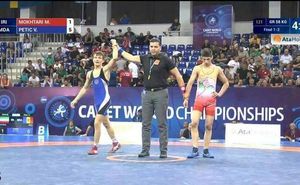 Валентин Петик стал чемпионом мира по греко-римской борьбе среди кадетов