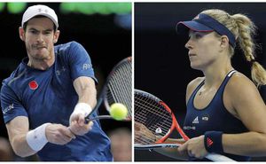 Britanicul Andy Murray și germanca Angelique Kerber, cei mai buni jucători ai anului 2016