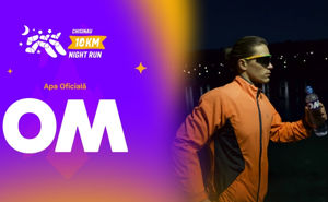 OM — apa oficială a aventurii de noapte Chisinau 10 km Night Run 2026