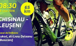 Participă la turul ciclist Chișinău - Leușeni cu clubul Sporter Bike