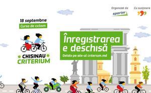 Înregistrarea la cursa de ciclism Chisinau Criterium a început